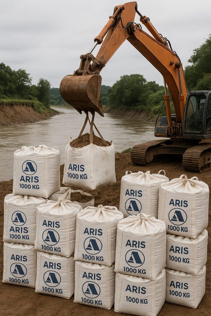 Jumbo bag proyek tanggul