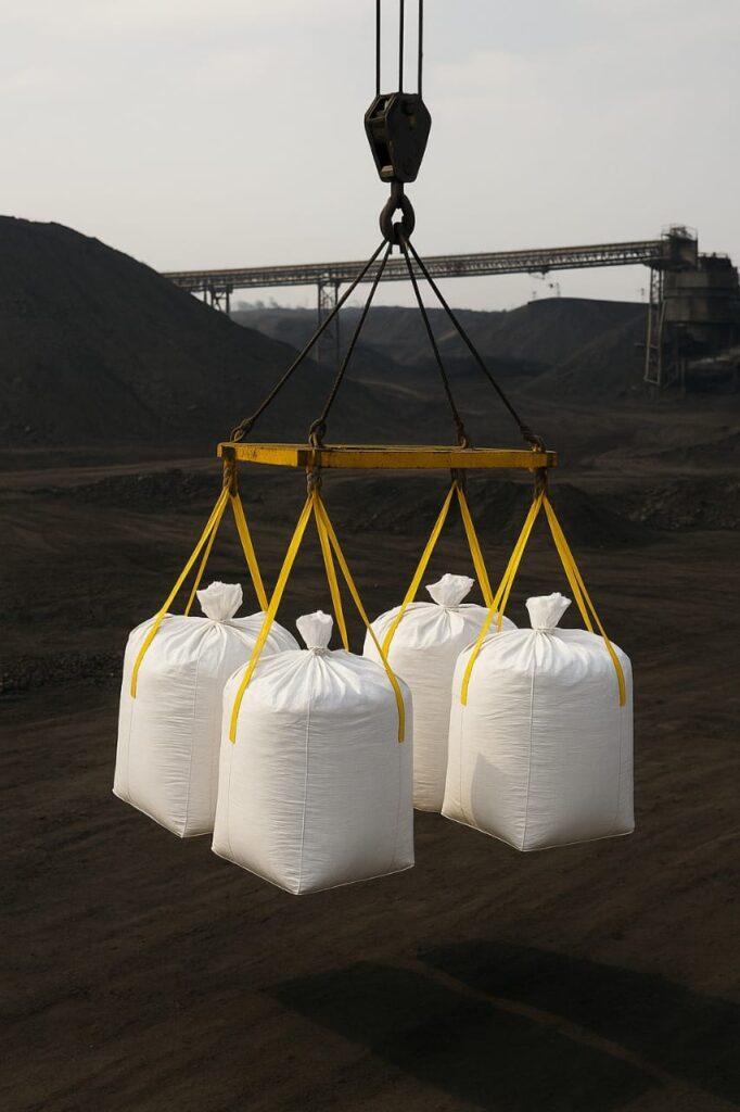 Jumbo bag kemasan bauksit