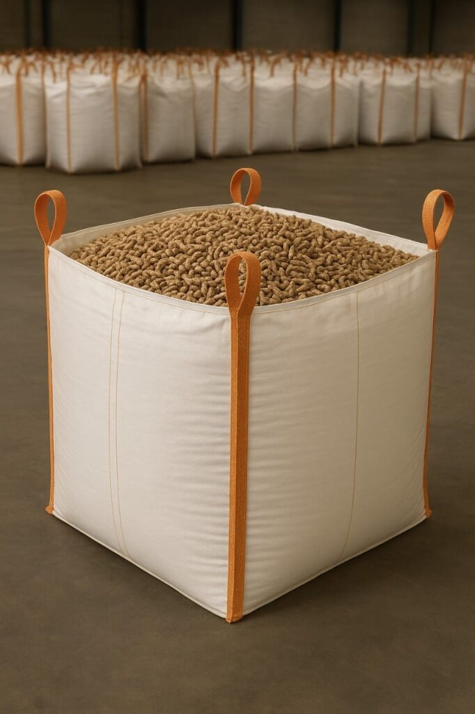Jumbo bag kemasan wood pellet