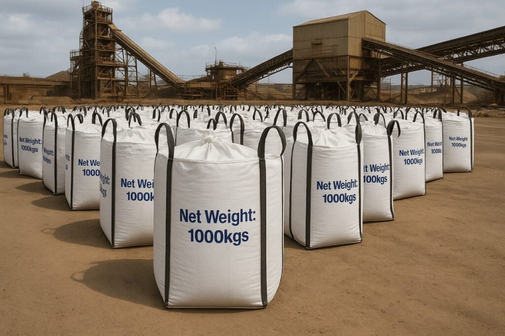 Aplikasi jumbo bag di smelter