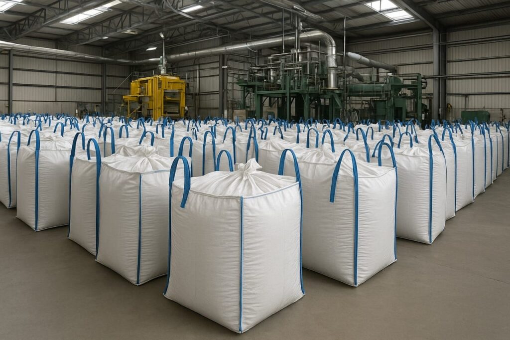 Proses produksi jumbo bag