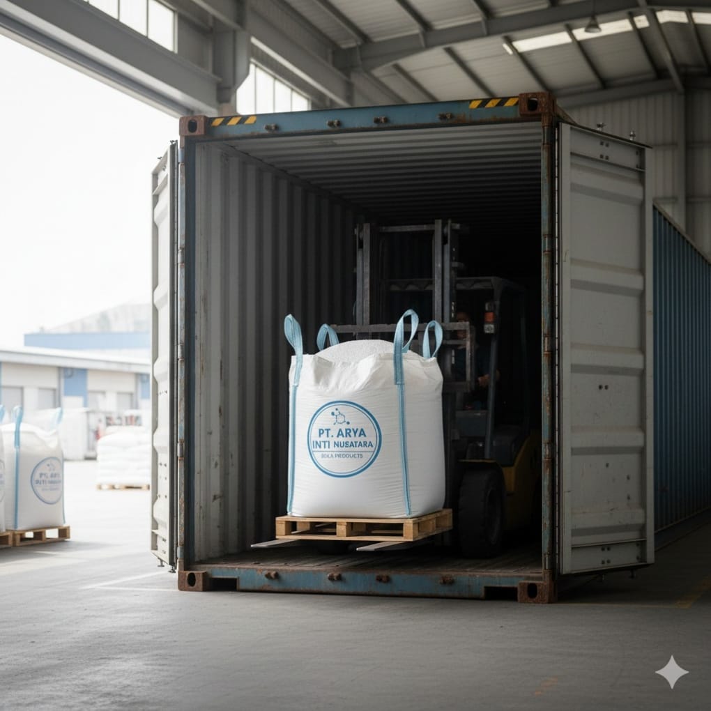 Jumbo bag kemasan bijih besi