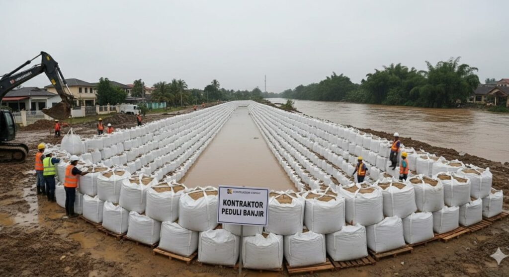 Jumbo bag sebagai mitigasi banjir