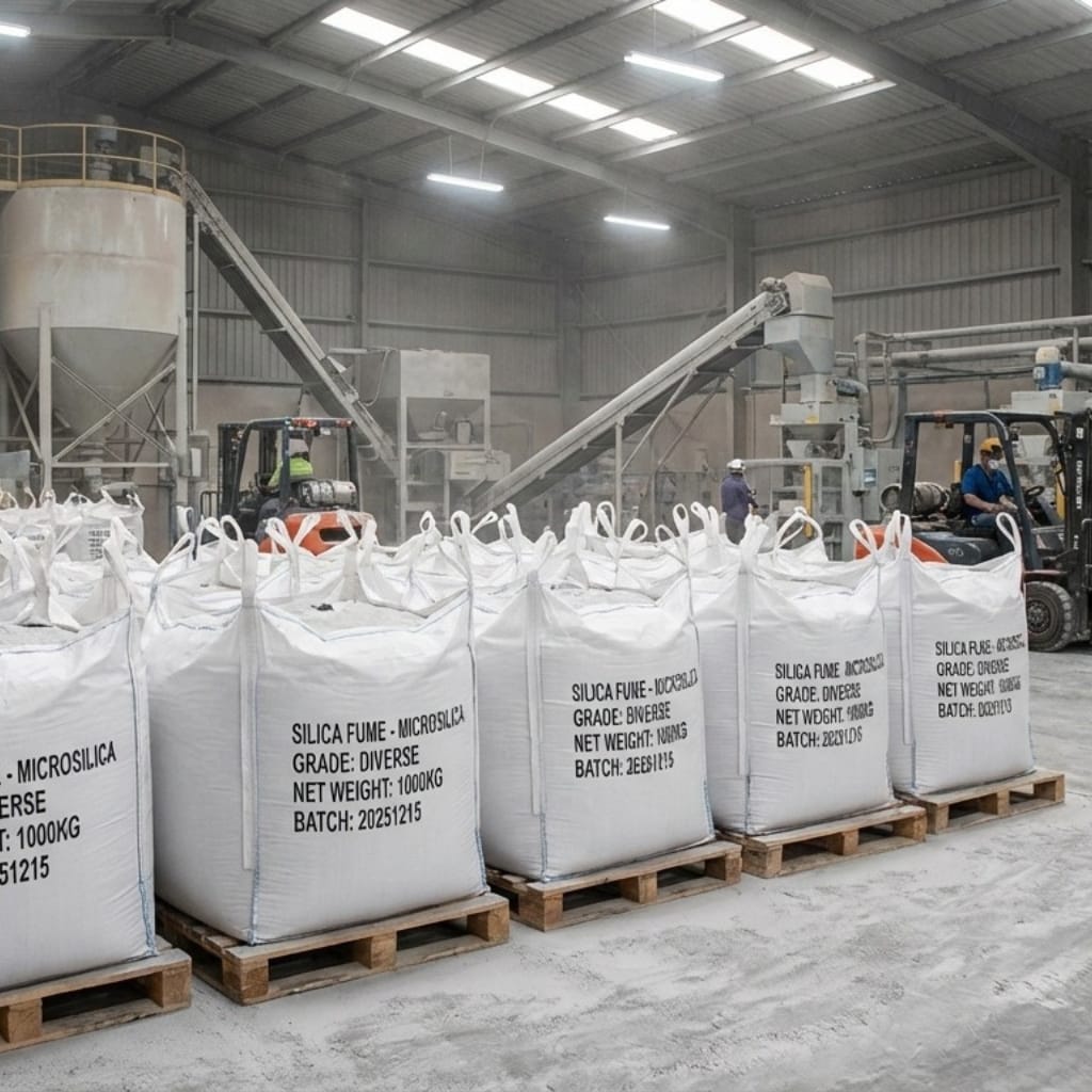 Jumbo bag kemasan silica fume