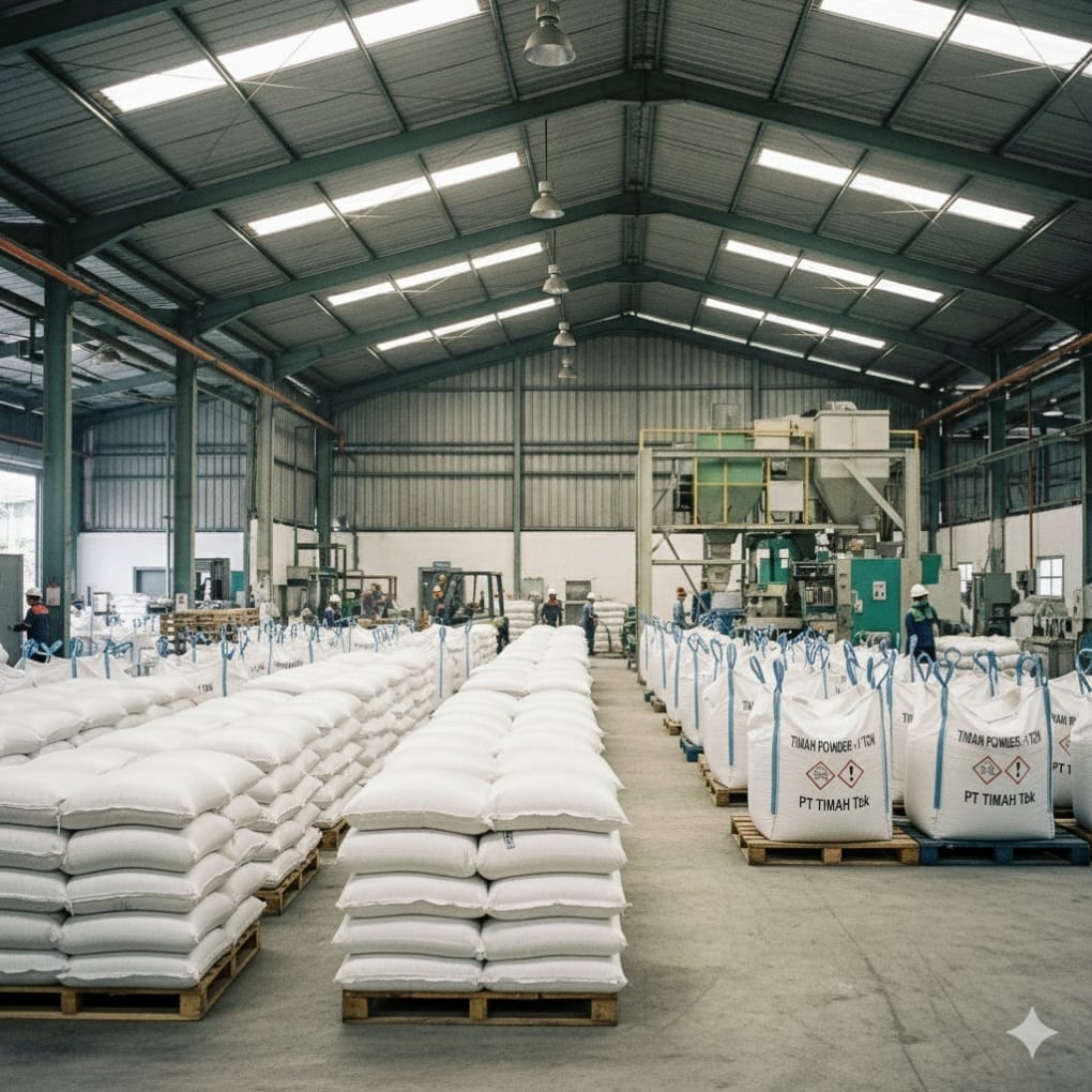 Jumbo bag kemasan timah powder