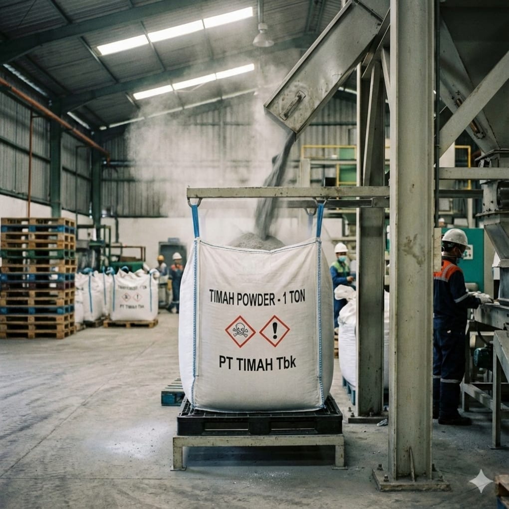 Jumbo bag kemasan timah powder