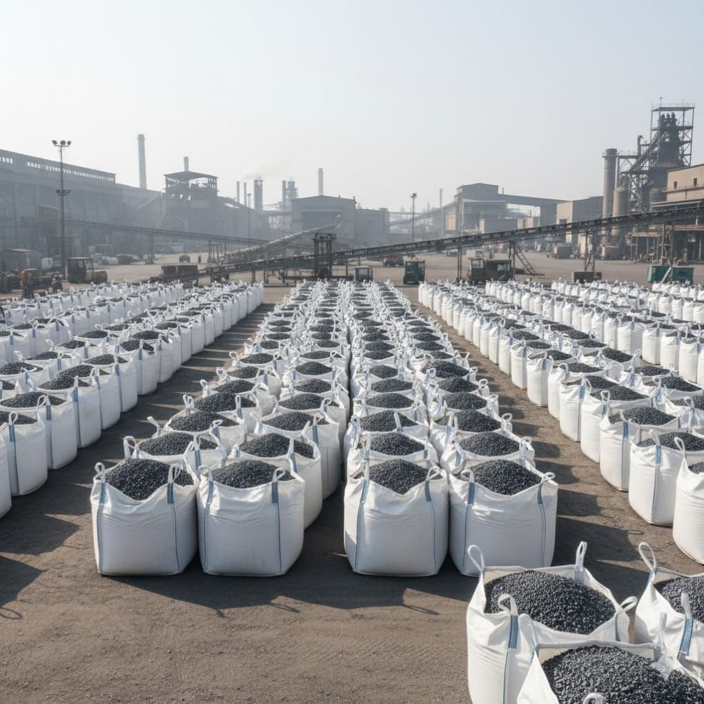 Jumbo bag kemasan ferroalloy