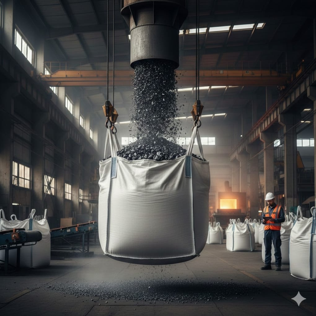 Jumbo bag kemasan ferroalloy