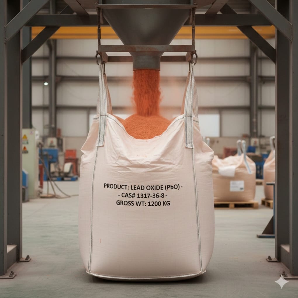 Jumbo bag kemasan lead oxide