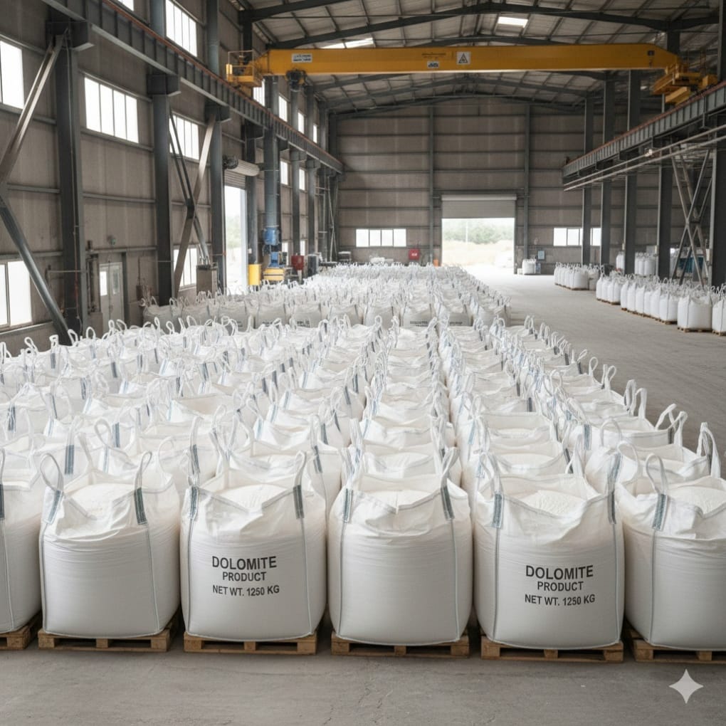 Jumbo bag kemasan dolomite