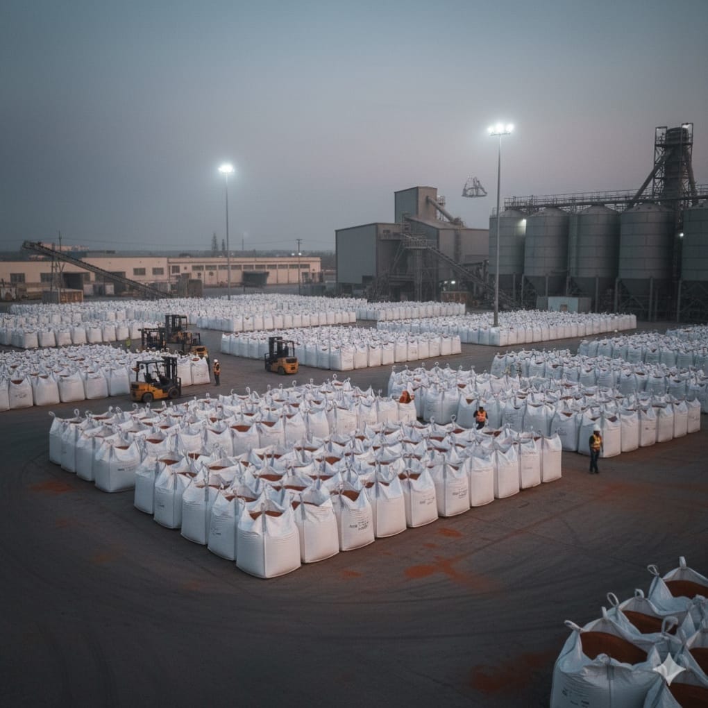 Jumbo bag kemasan iron oxide