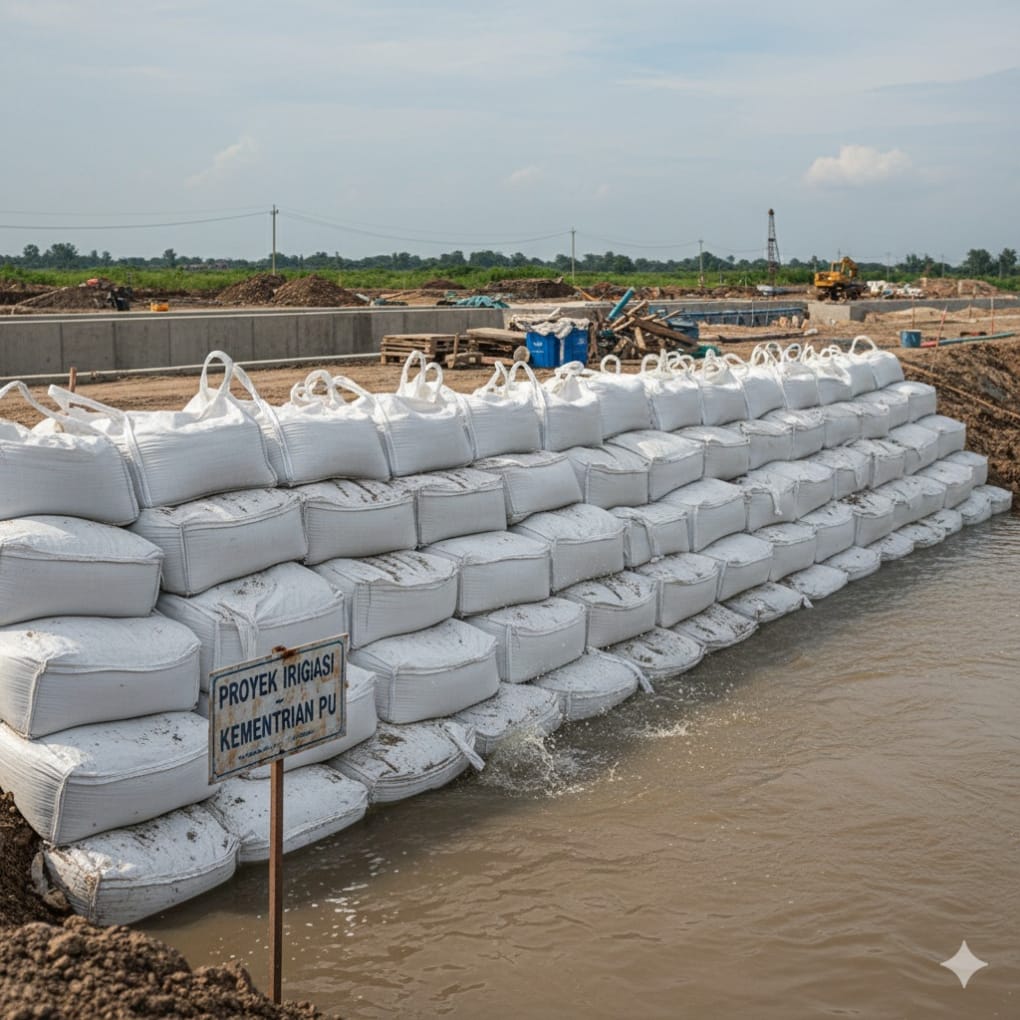 Geo bag textile tanggul