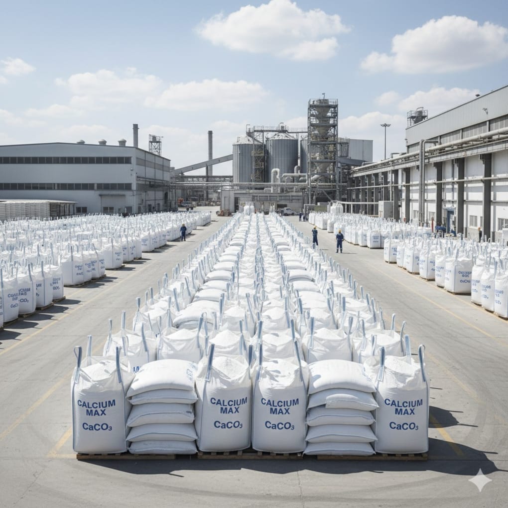 Jumbo bag kemasan kalsium karbonat