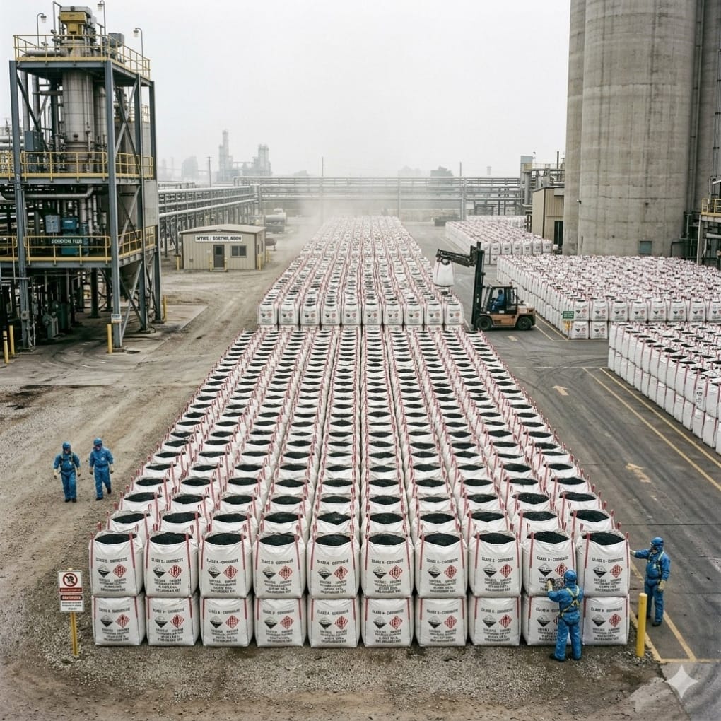 Jumbo bag kemasan produk dangerous