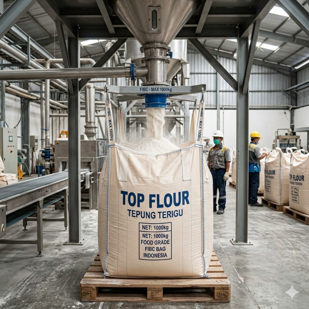 Jumbo bag kemasan tepung