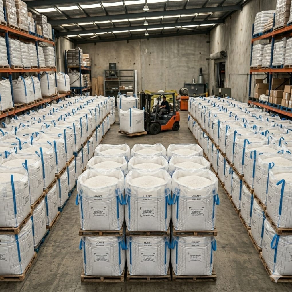 Jumbo bag dilapisi inner plastik