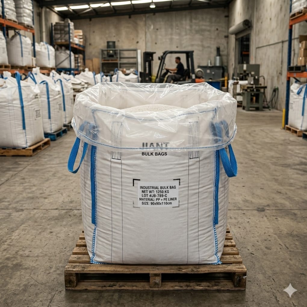 Jumbo bag dilapisi inner plastik