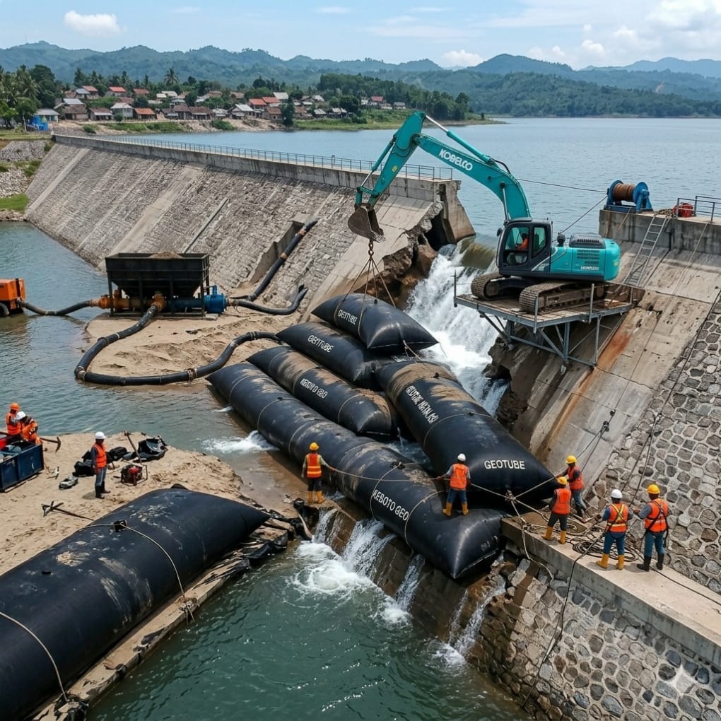 Jasa instalasi geo tube