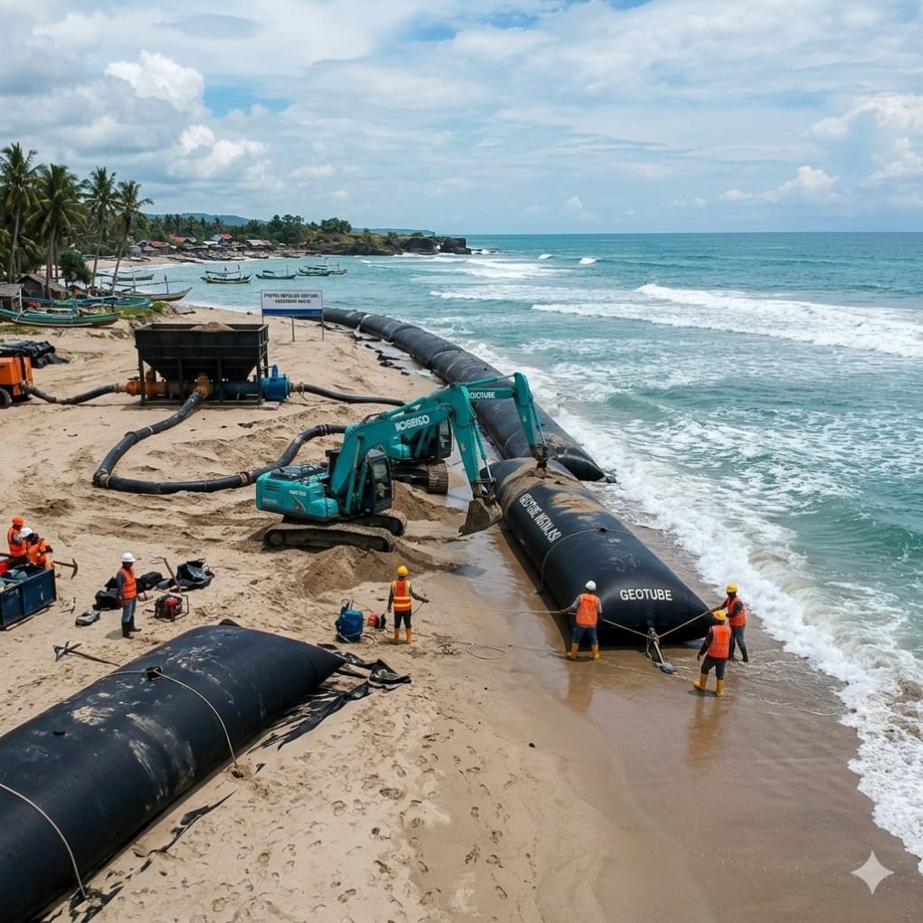 Jasa instalasi geo tube