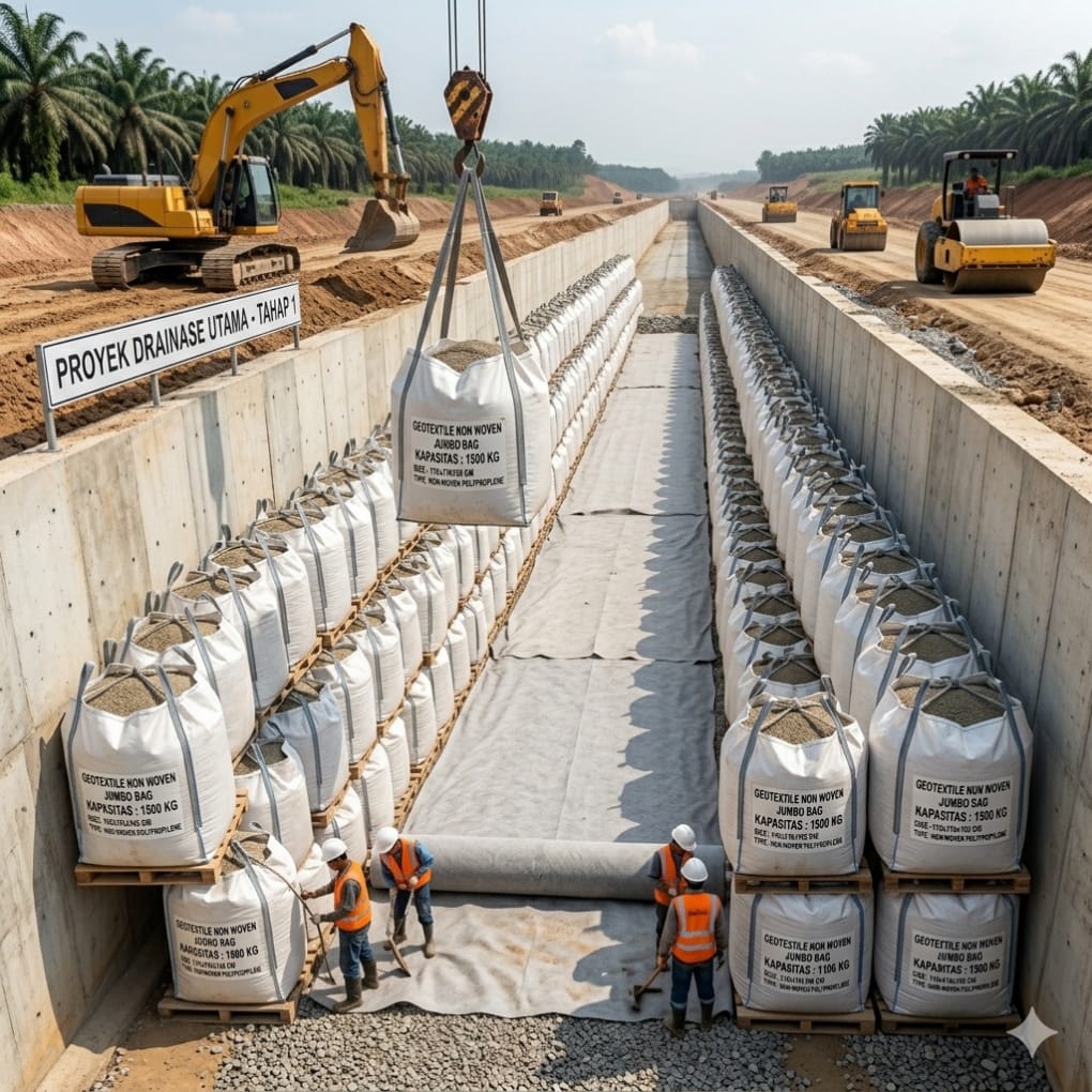 Geotextile jumbo bag non woven