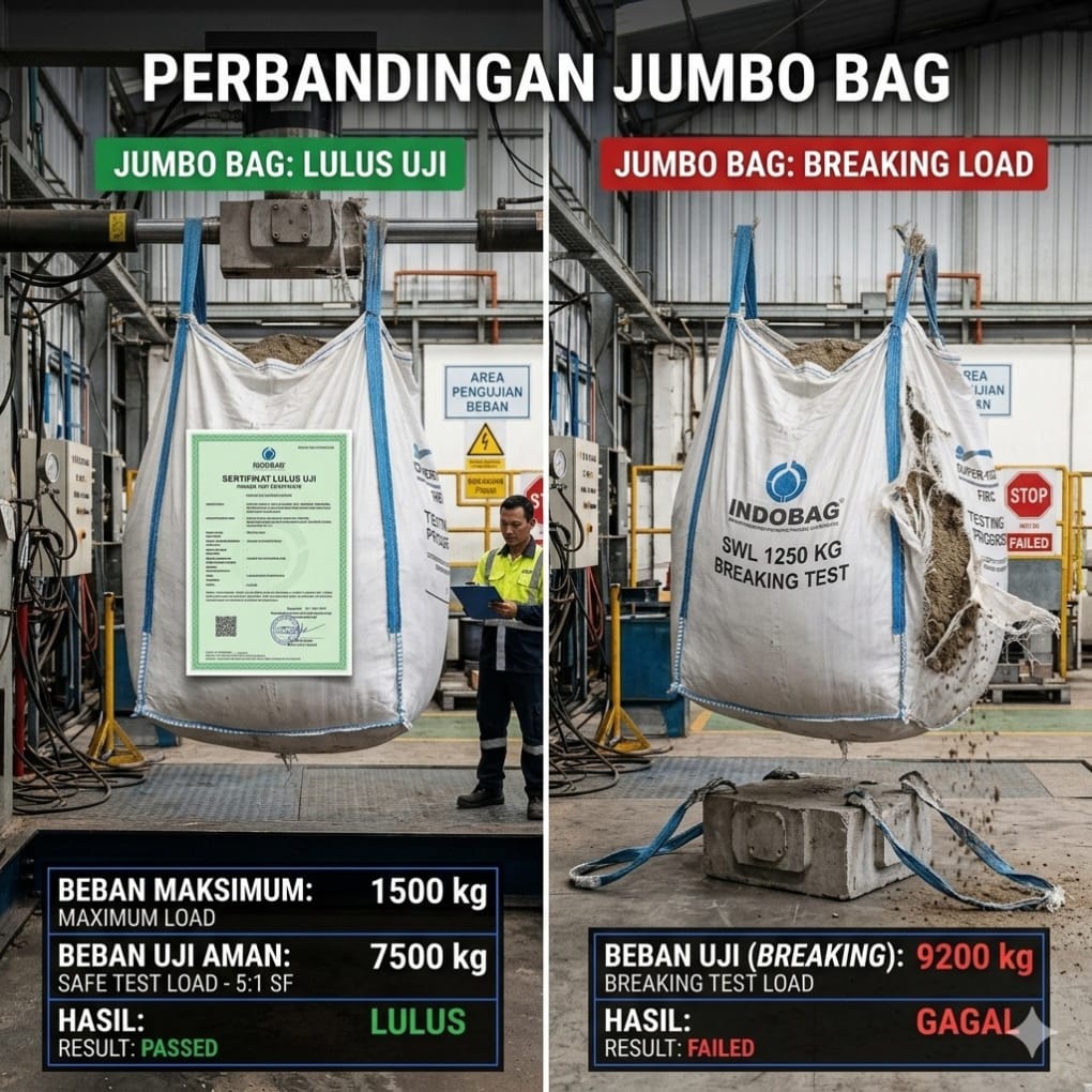 Breaking load jumbo bag