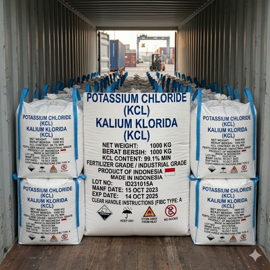 Jumbo bag kemasan potassium chloride