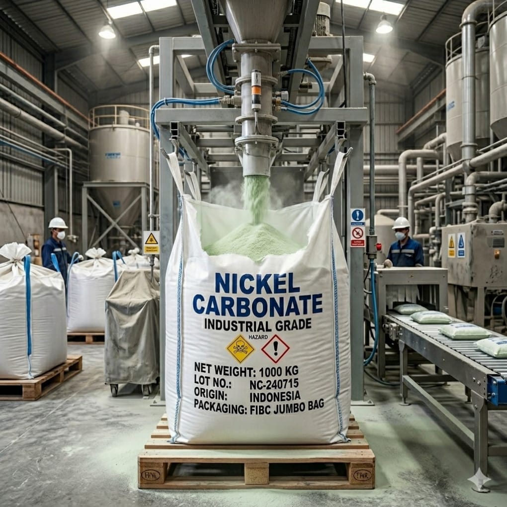 Jumbo bag kemasan nickel karbonate