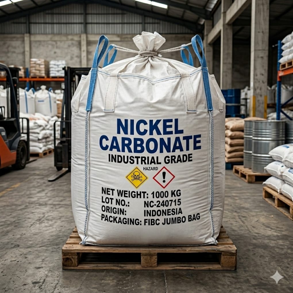 Jumbo bag kemasan nickel karbonate