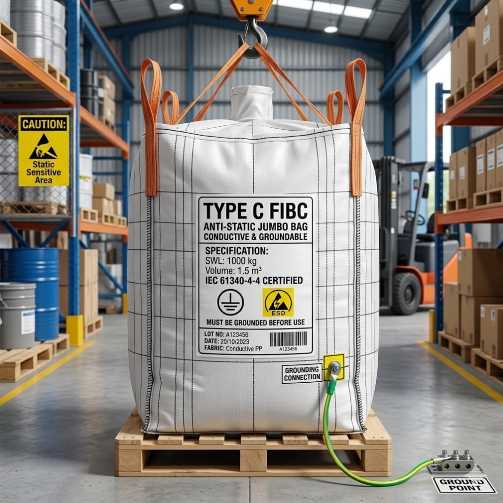 Jumbo bag type C anti static
