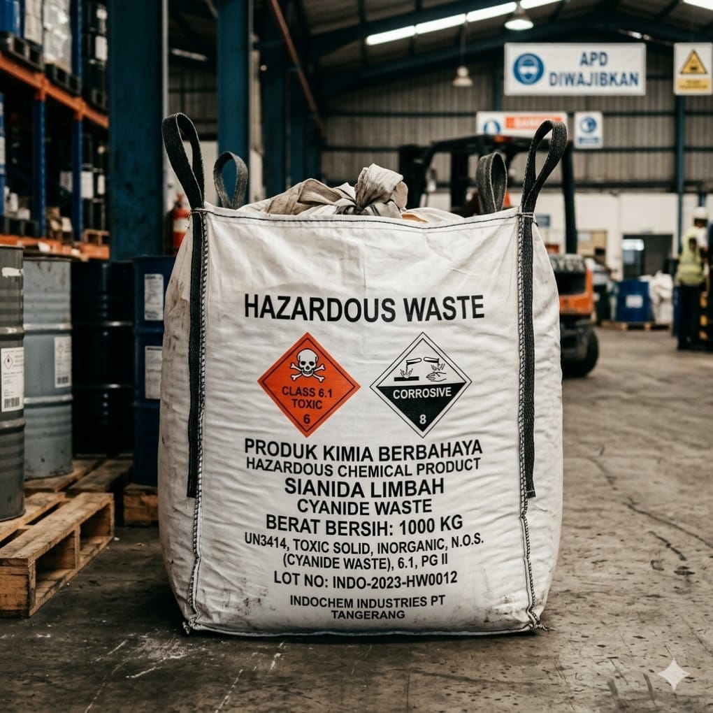 Jumbo bag kemasan produk hazardous