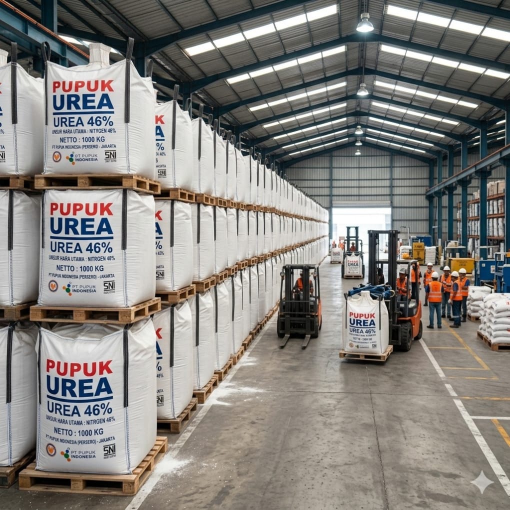 Jumbo bag kemasan pupuk urea