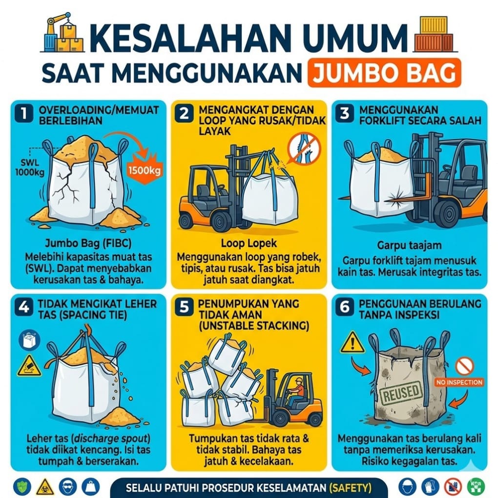 Kesalahan Umum Saat Menggunakan Jumbo Bag