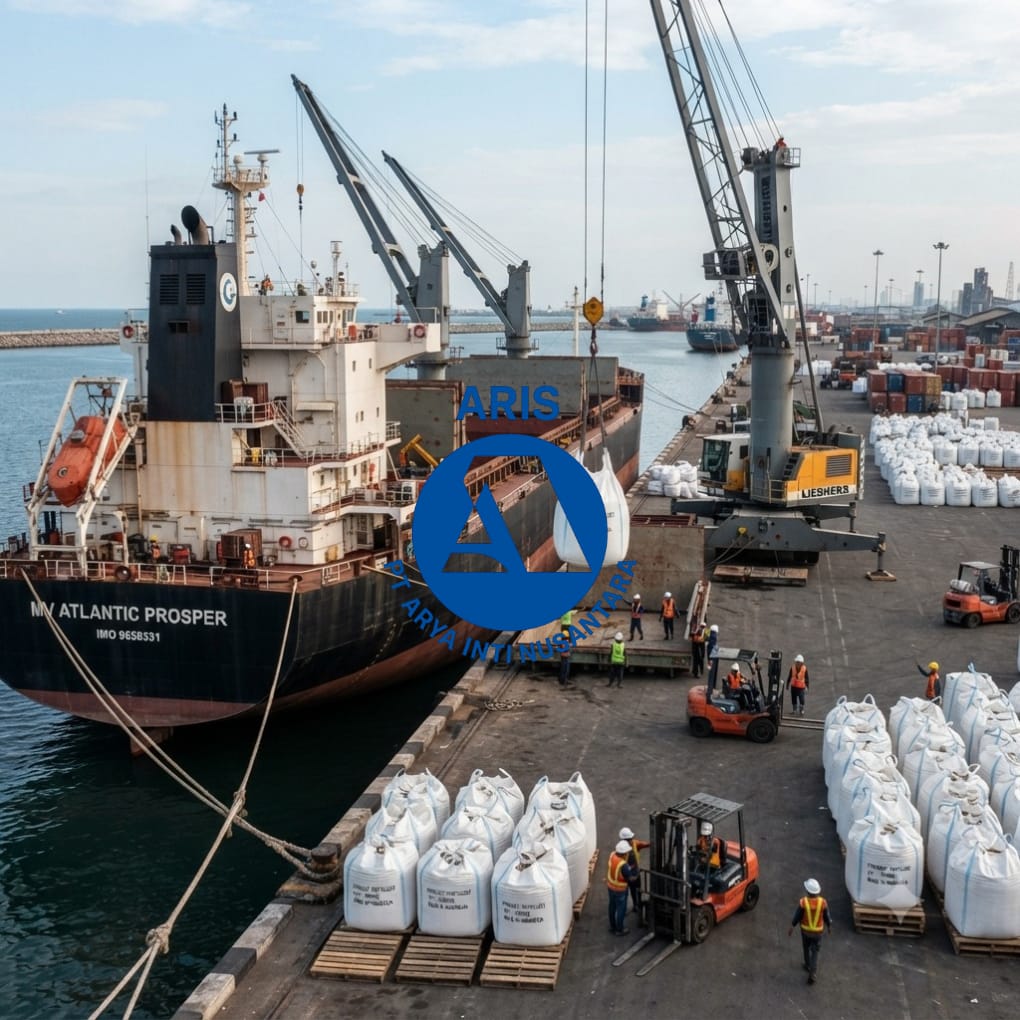Loading jumbo bag mother vessel
