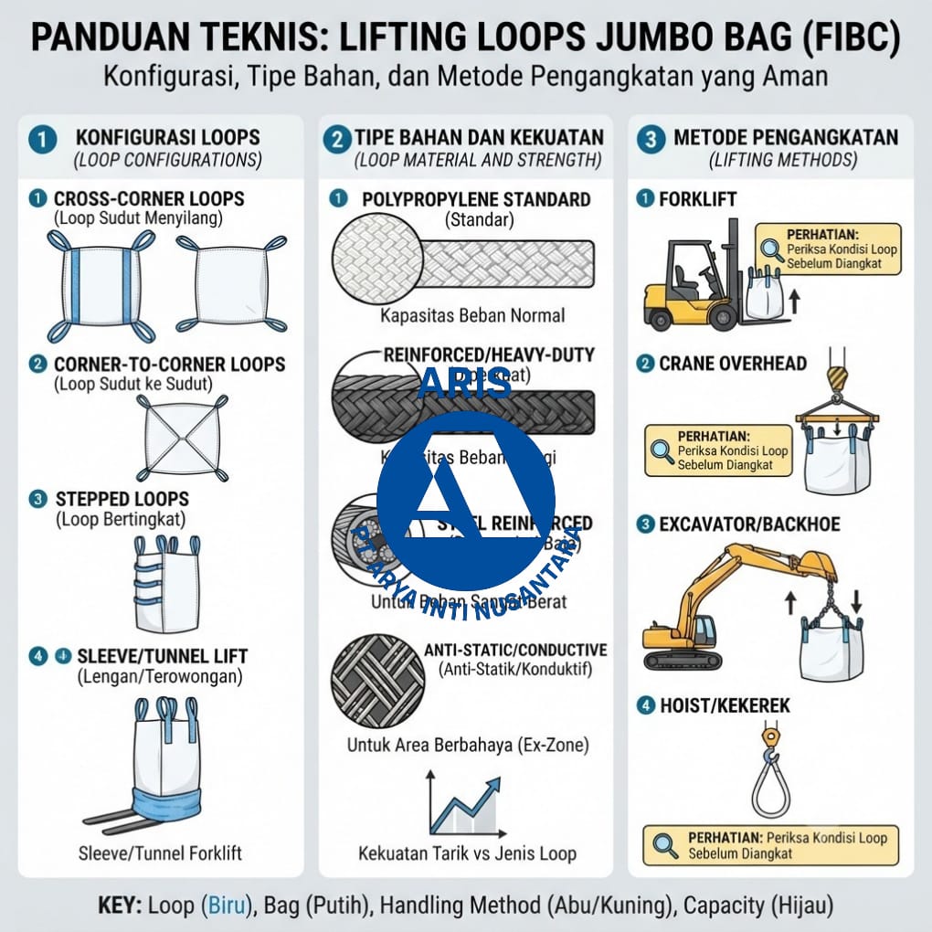 Lifting loops jumbo bag
