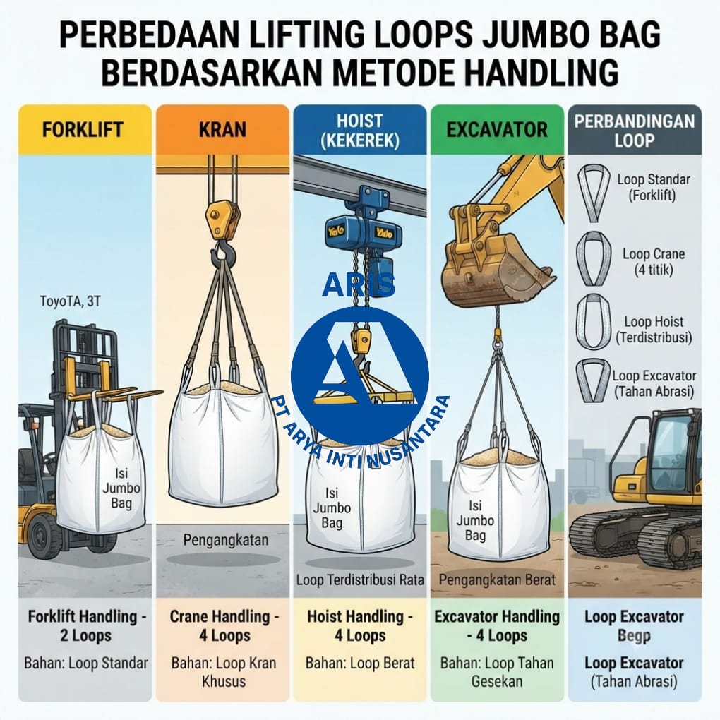 Lifting loops jumbo bag