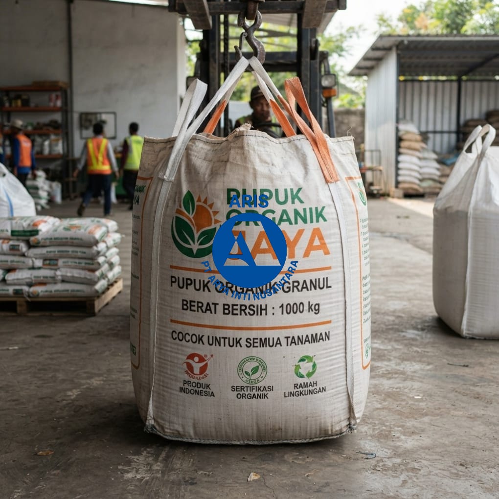 Jumbo bag kemasan pupuk organik