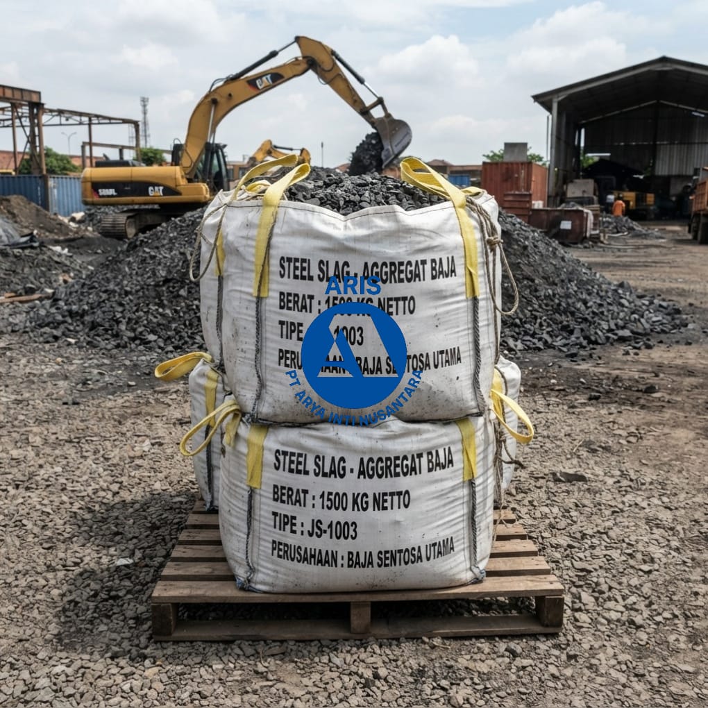 Jumbo bag kemasan steel slag