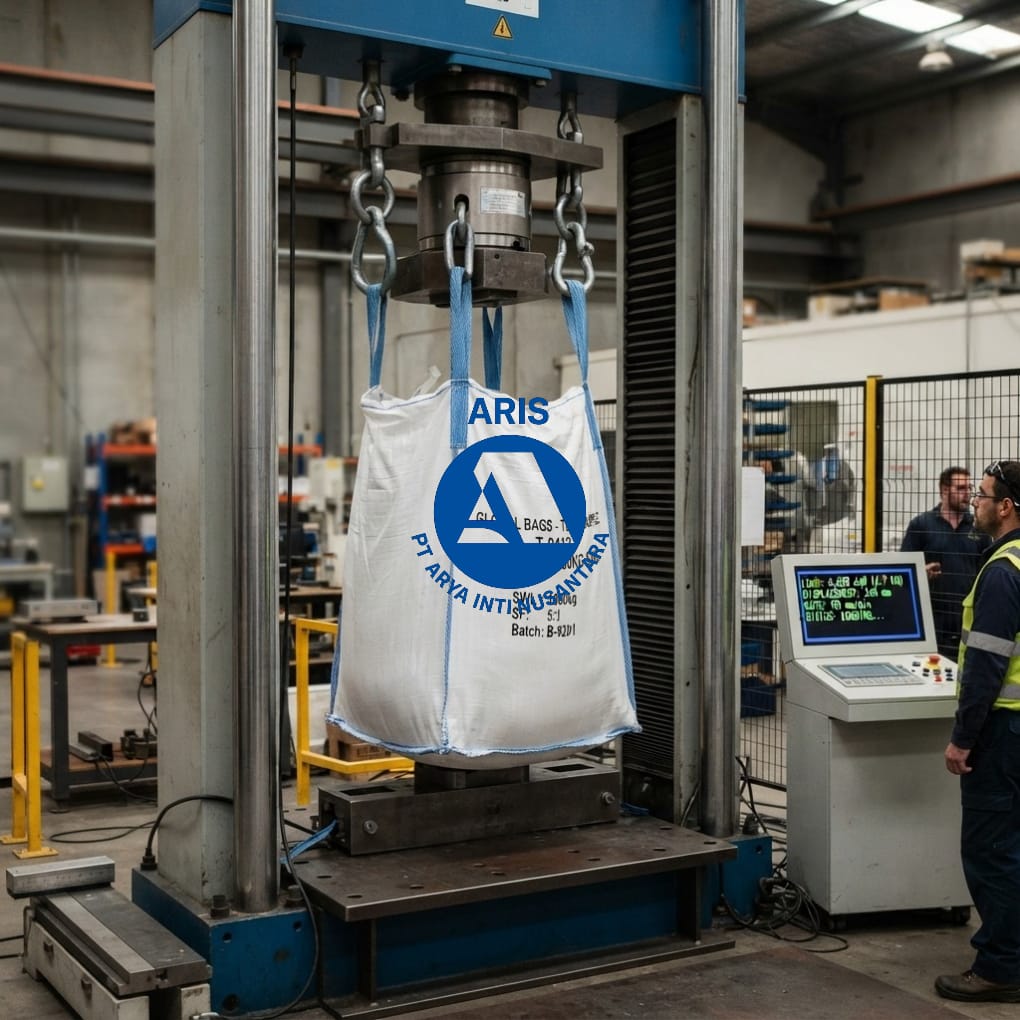 Uji tensile strength pada jumbo bag
