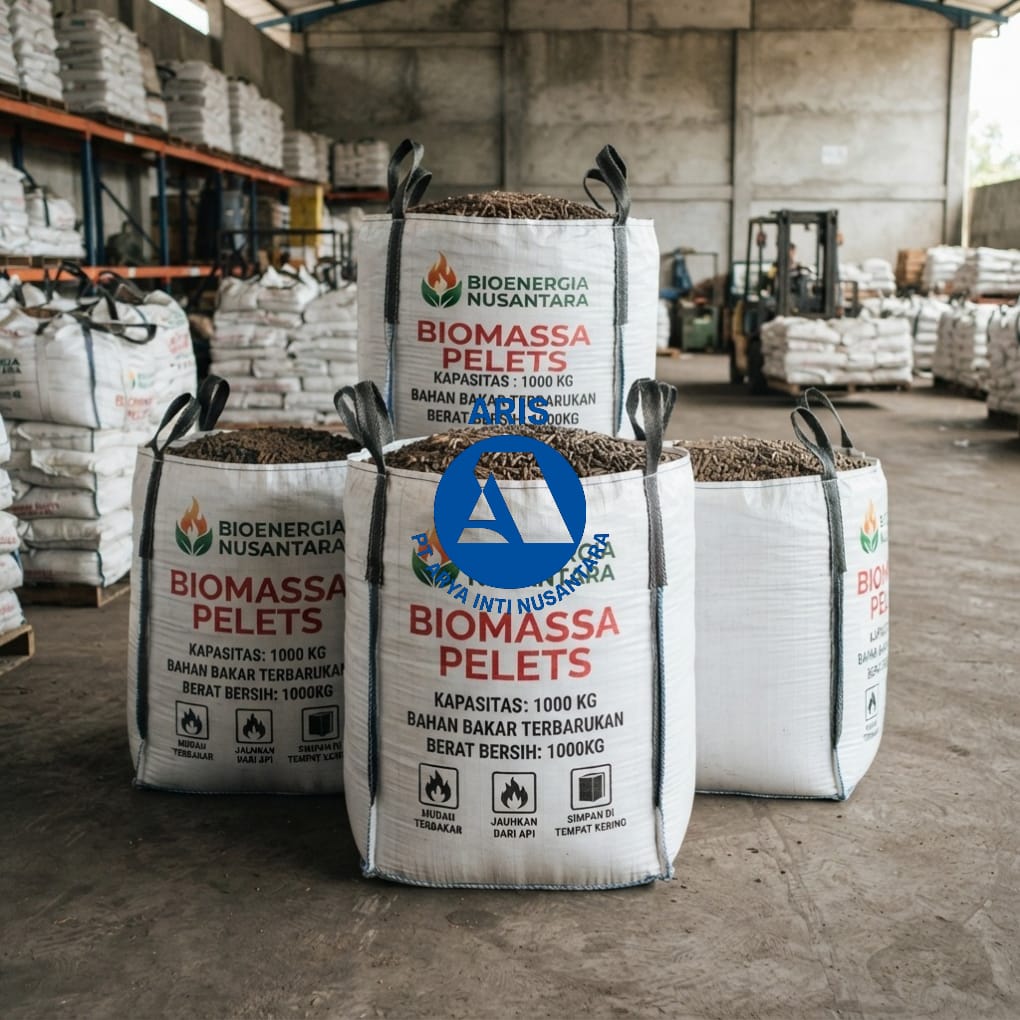 Jumbo bag kemasan biomassa