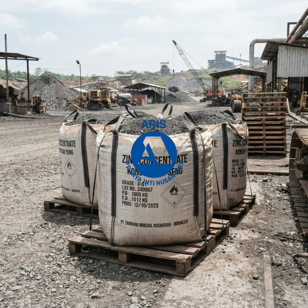 Jumbo Bag Kemasan Zinc Concentrate